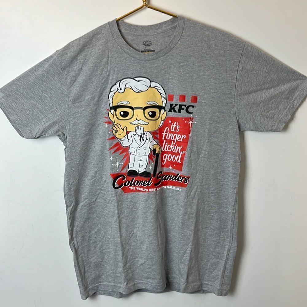 Pop Tees! KFC Colonel Sanders large T-Shirt Funko Shop Exclusive